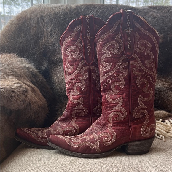 Old Gringo Shoes - Old Gringo Burgundy Heeled Boots